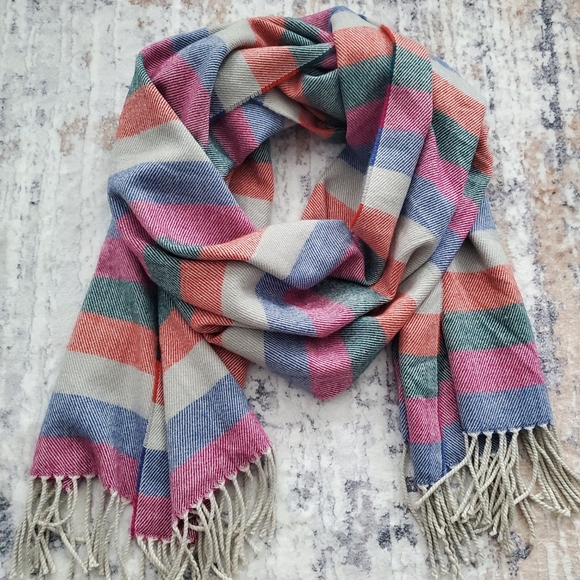 J. Crew Accessories - J. Crew Chunky Striped Scarf